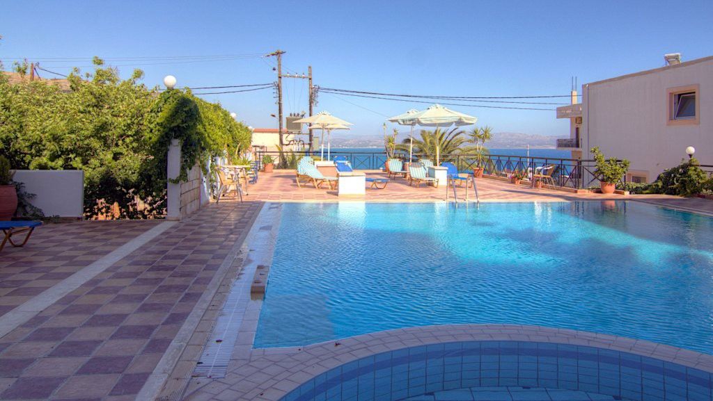 Adonis Hotel Agia Galini  Bagian luar foto